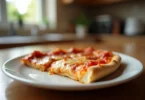 pizza réchauffée au four